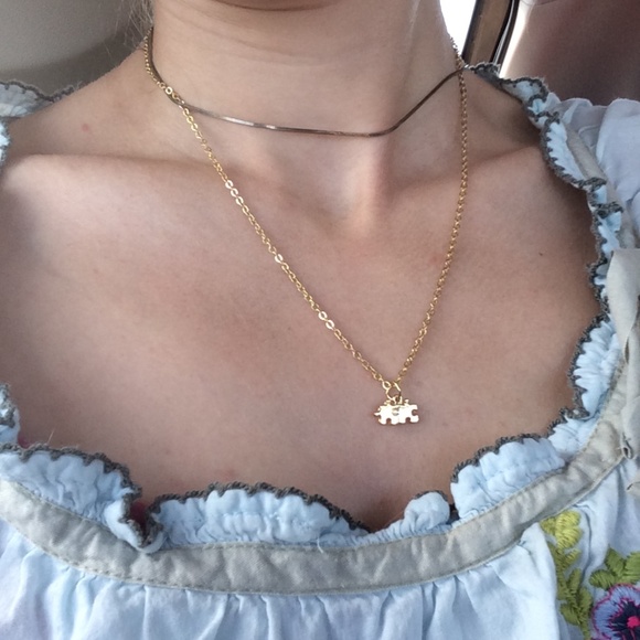 Macy's Jewelry - Puzzle Pieces Bestie Dainty Sweet Neckalce Macy's Jewelry - Puzzle Pieces Bestie Dainty Sweet Neckalce